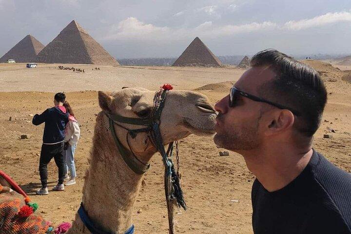 Balade en calèche au désert des Pyramides