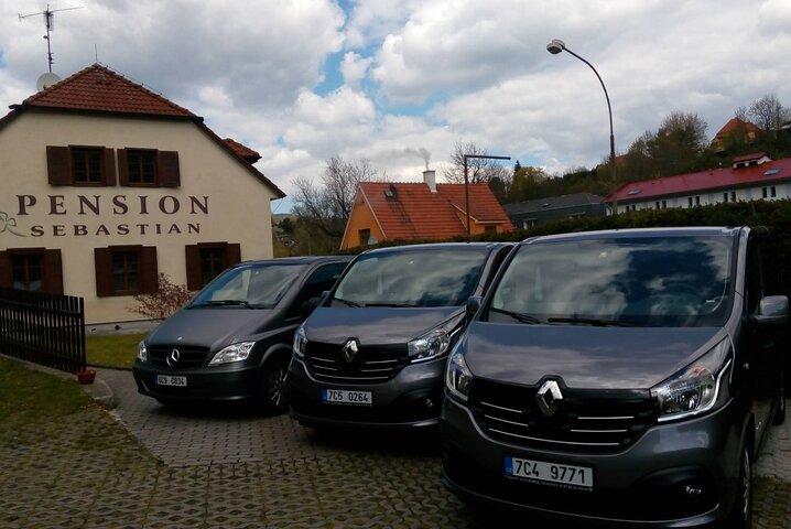 Transfert privé aller simple de Prague à Passau via Cesky Krumlov
