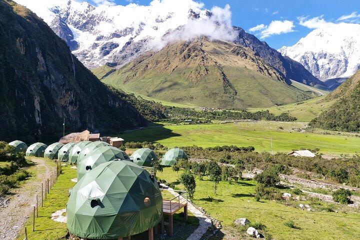 Salkantay Trek 3 dage til Machu Picchu med Glamping Sky Lodge Dome