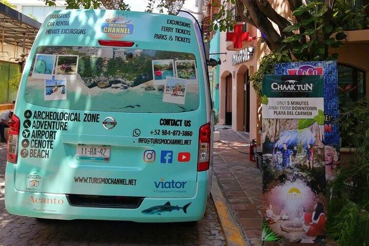 Privat transfer til Xcaret Park, rundtur fra Playa del Carmen