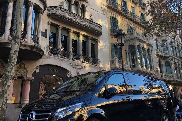 バルセロナのハイライトを巡るプライベートツアー（港またはホテル送迎付き）
