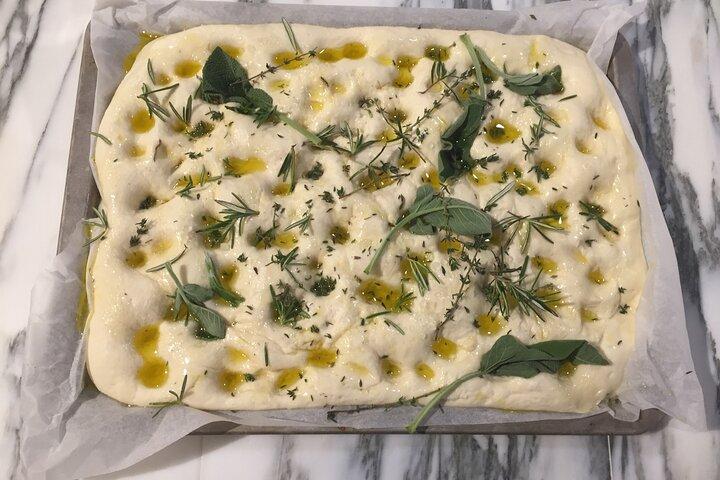 Clase de cocina semiprivada sin gluten en Florencia con vino