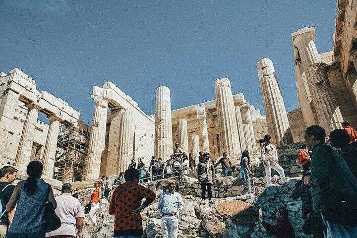 Gourmet Food Walking Tour in Athene met donuts en Griekse wijn