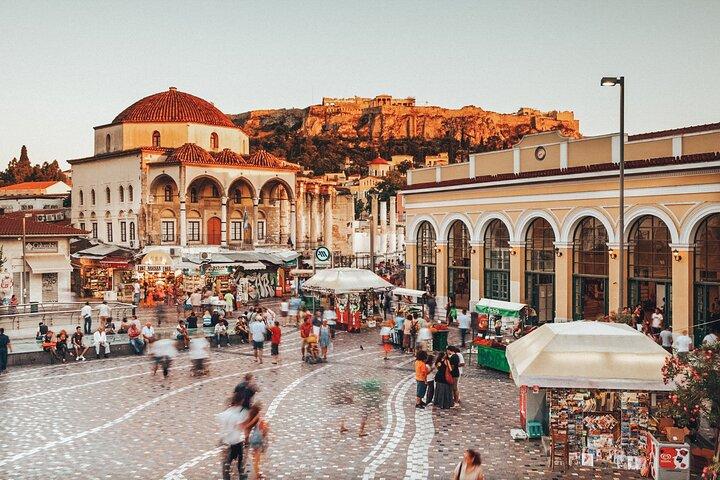 Gourmet Food Walking Tour in Athene met donuts en Griekse wijn