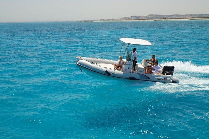 Private Schnellbootfahrt zum Dolphin House in Hurghada