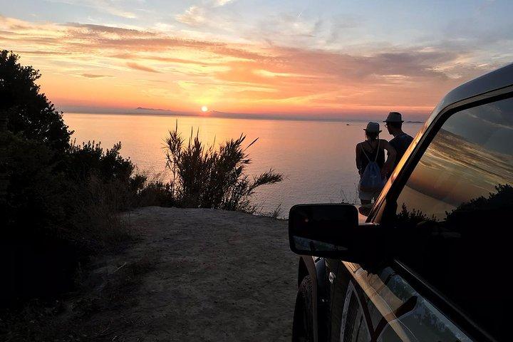 Safari Privativo de Jeep no Pôr do Sol no Noroeste de Corfu com Jantar