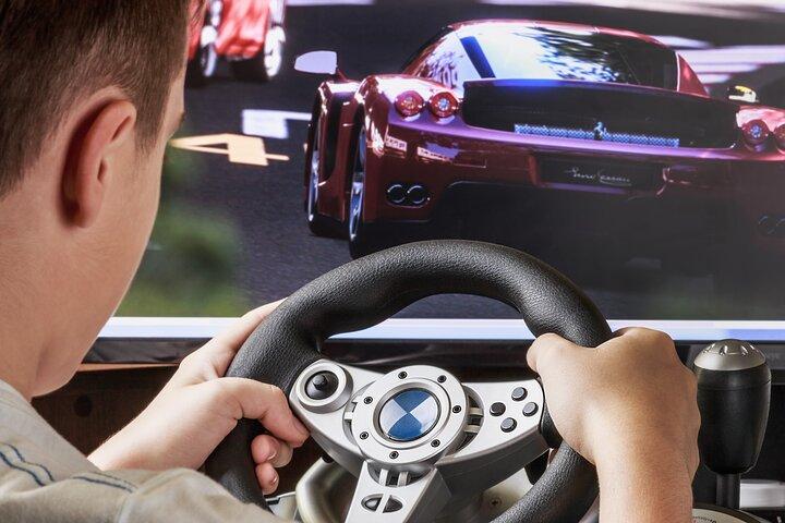 Privé raceauto-rijsimulator in Thrillzone Queenstown