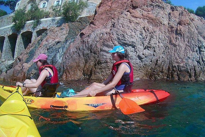 Kajakutflykt i Playa de Aro
