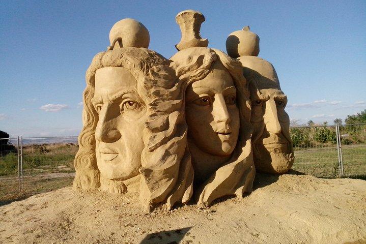 Selvguidet sandfestival i Burgas