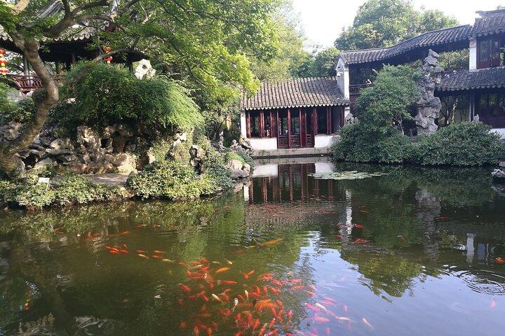 Tongli Water Town Privat dagstur från Shanghai med Tuisi Garden och båttur