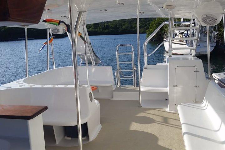 Punta Cana privat katamaran krydstogt med drinks og lette snacks