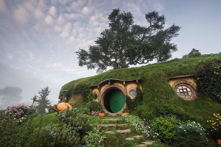 オークランド発ホビット村映画セットとテ プイア体験プライベート ツアー