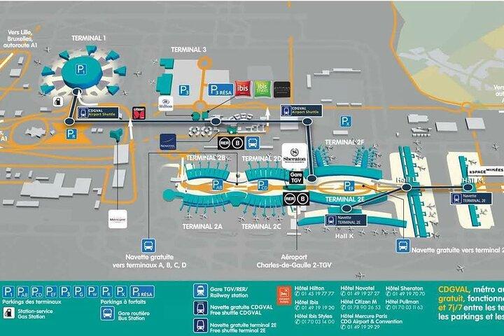 パリからパリへの私物出発トランスファーオルリー空港