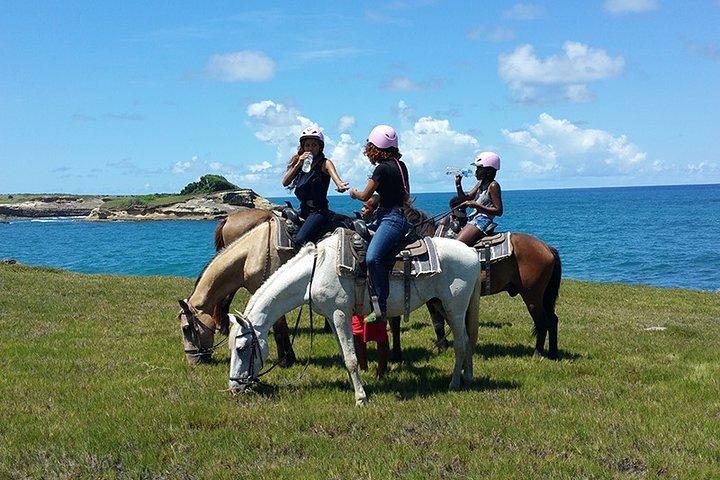 Tour de aventura a caballo en Santa Lucía