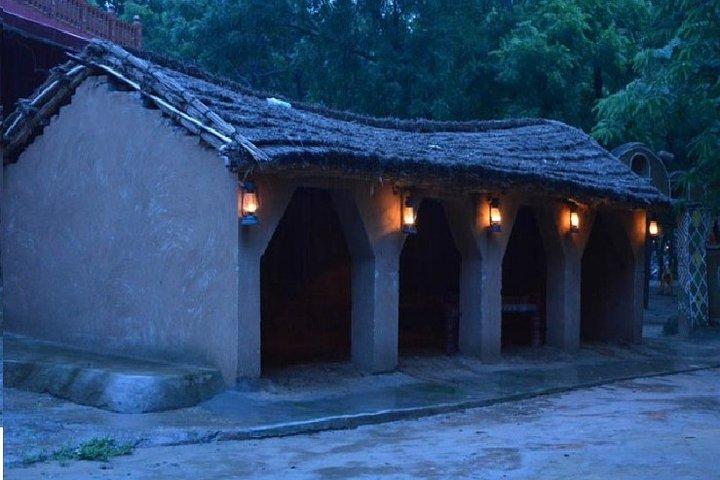 Chokhi Dhani Villageでのディナーとジャイプールの終日ツアー