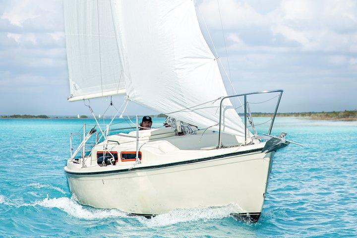 Segeltour durch die Lagune der 7 Farben