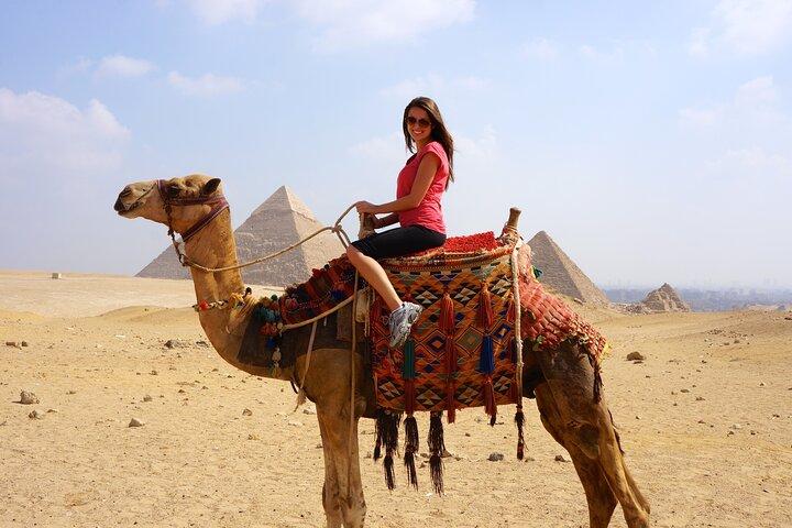 Explore Pyramids of Giza & the Egyptian Museum Tour with Dinner Cruise by Night