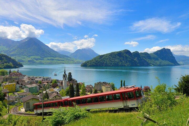 Tour indipendente del Rigi da Lucerna con crociera