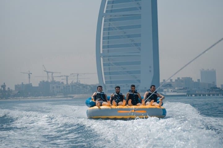 Private 60-min Group Tubing on Speedboat in Dubai