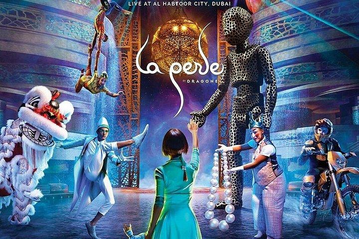 Dubai Frame and La Perle Dragon Gold Tickets with Transfers