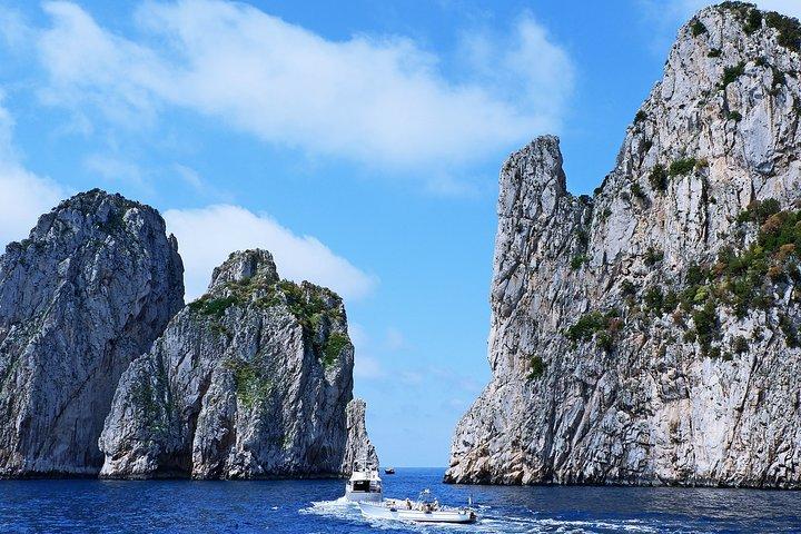 Stressvrije privétour: Capri en Blue Grotto vanuit Sorrento