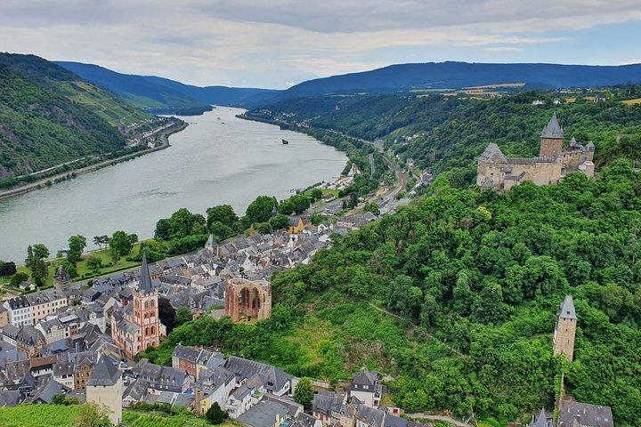 Viagem privada de um dia ao Vale do Reno romântico com cruzeiro no rio e degustação de vinhos