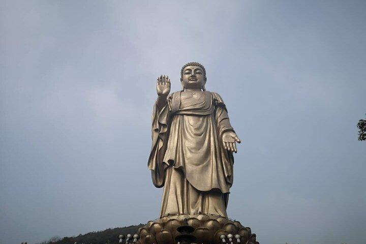 Privat dagstur til Wuxi Lingshan Grand Buddha og Taihu Lake fra Shanghai