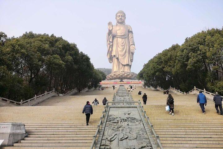 Privat dagstur til Wuxi Lingshan Grand Buddha og Taihu Lake fra Shanghai