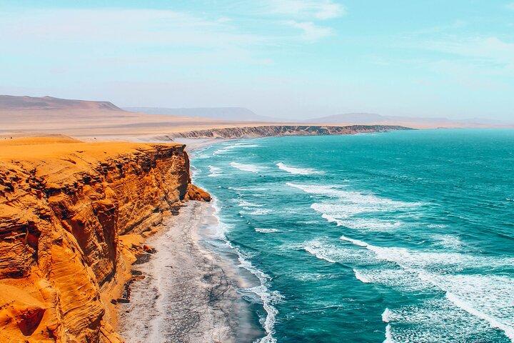Excursão de 3 dias saindo de Lima: voo das Linhas de Nazca, Paracas e Huacachina