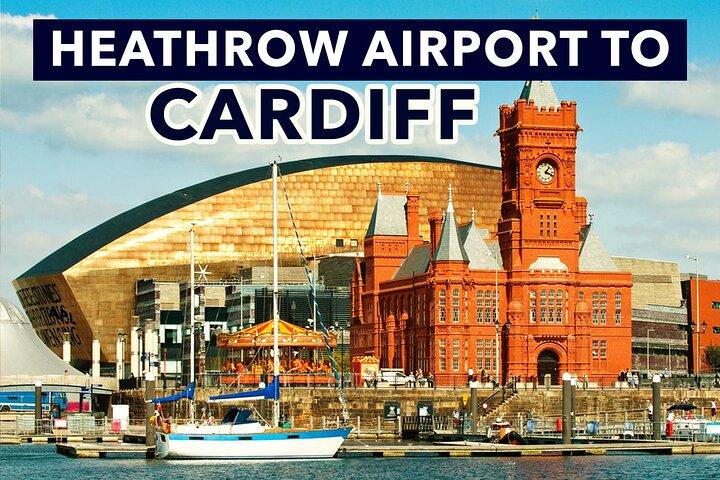 Transferts en taxi privé de l'aéroport d'Heathrow à Cardiff