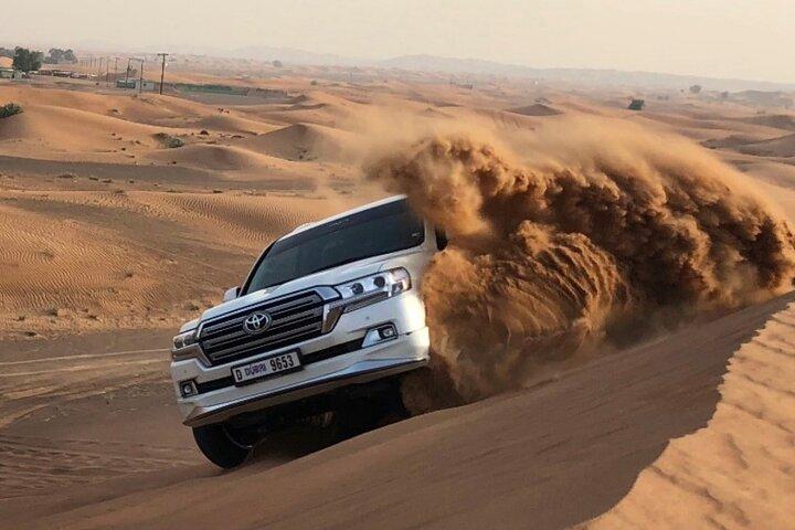 Mattina Red Dune Safari con Camel Trekking e imbarco sulla sabbia