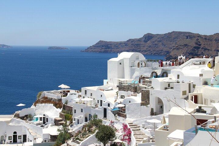 Visite privée de 10 jours à Santorin, Crète, Mykonos, Délos