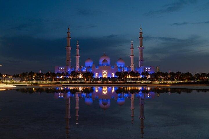 Visite exclusive d'une journée complète de la ville d'Abou Dhabi avec la mosquée Sheikh Zayed