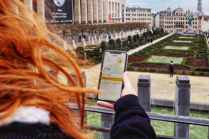 Fuga all'aperto Gioco con bevande a Bruxelles