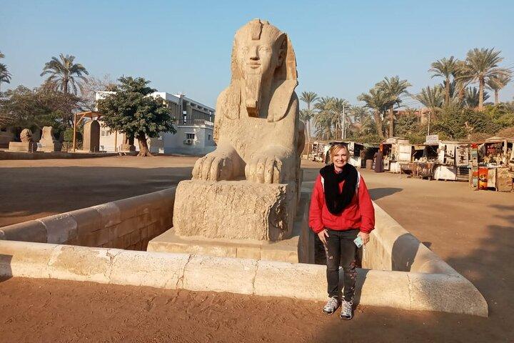 Private Full-Day Tour Giza Pyramids,Sphinx,Memphis, and Saqqara