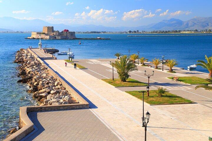 Gita giornaliera privata al canale di Corinto - Nauplion - Spiaggia di Tolo