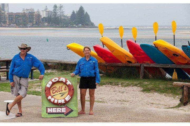 北ブリビー島への 1 時間のシングルまたはダブル カヤック レンタル