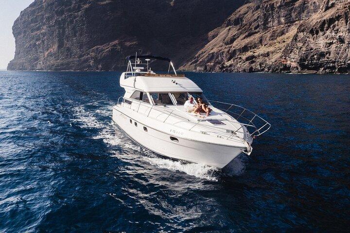 Passeio de barco privado no Royal Ocean Yacht, Tenerife