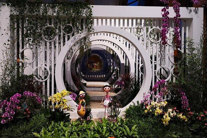 Viagem de ida e volta ao Jardim Internacional de Horticultura em Traslado Privado
