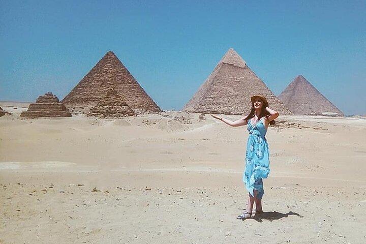 Excursion d'une journée complète à toutes les pyramides de Gizeh, Memphis, Sakkara au départ du Caire