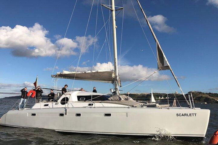 2H Tour on a Private Sailing Catamaran "Scarlett" up to 16 people