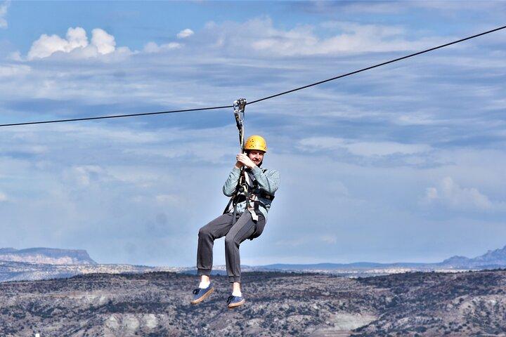 Zip Line Tour på Out of Africa Wildlife Park i Sedona, Camp Verde