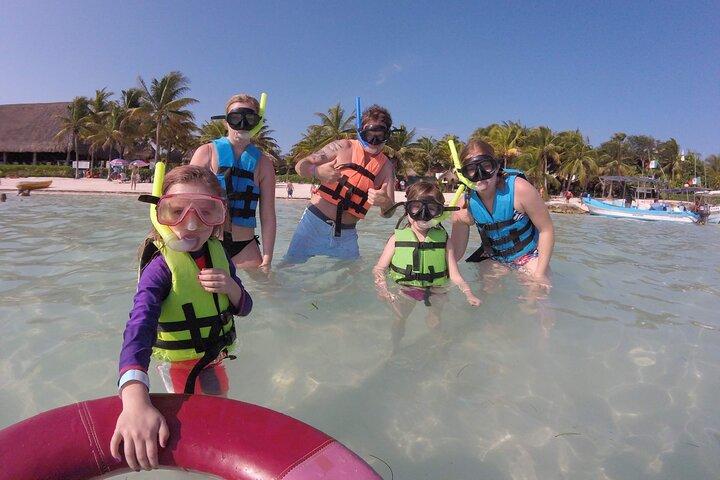 Swim with sea turtles