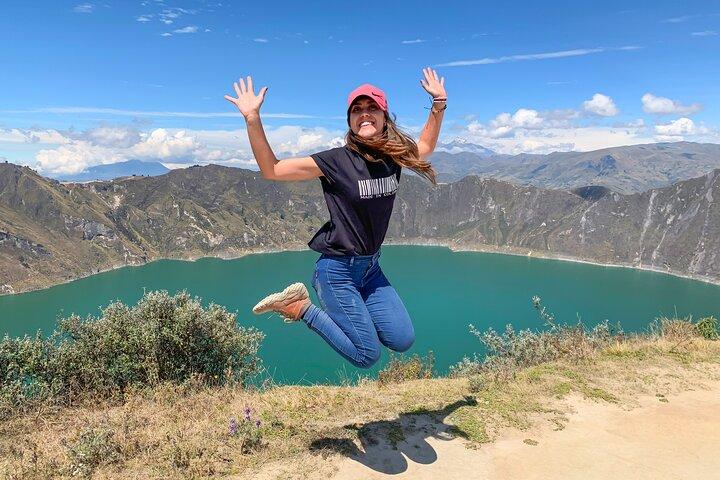 Quilotoa Lagune Ganztagestour ab Quito mit Eintrittsgeldern täglich