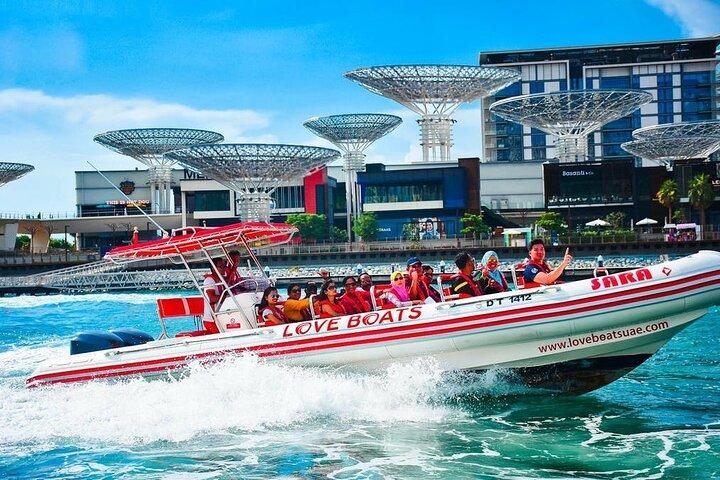 Visite en bateau rapide de Dubaï
