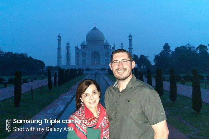 Evite as filas: excursão ao Taj Mahal e Agra saindo de Jaipur (tudo incluído)