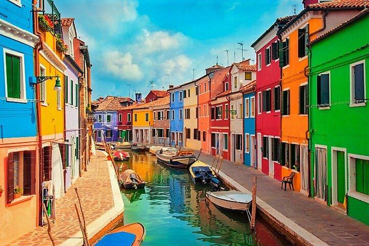 Excursão das Ilhas Lagoa de Veneza a Mazzorbo Burano e Murano