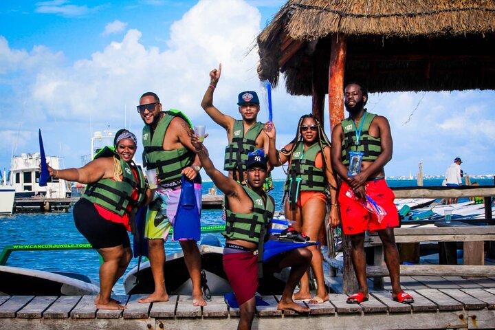3 i 1 Jungle Speedbåd og Snorkling i Cancun