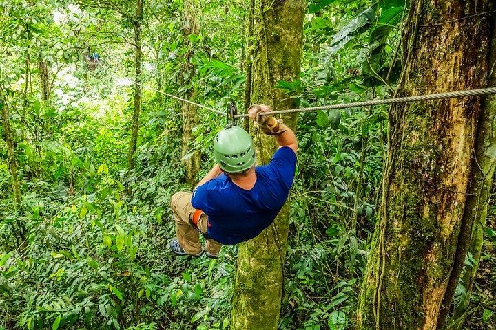 Tour avventuroso in ATV e Zipline Arenal