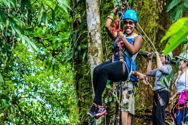 Excursion tyrolienne et ponts suspendus à La Fortuna